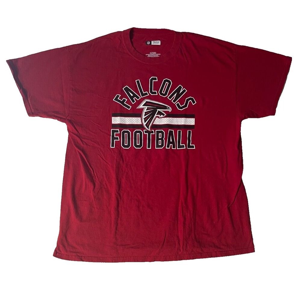 Atlanta Falcons Men's XL Red Short Sleeve T-Shirt NFL Football